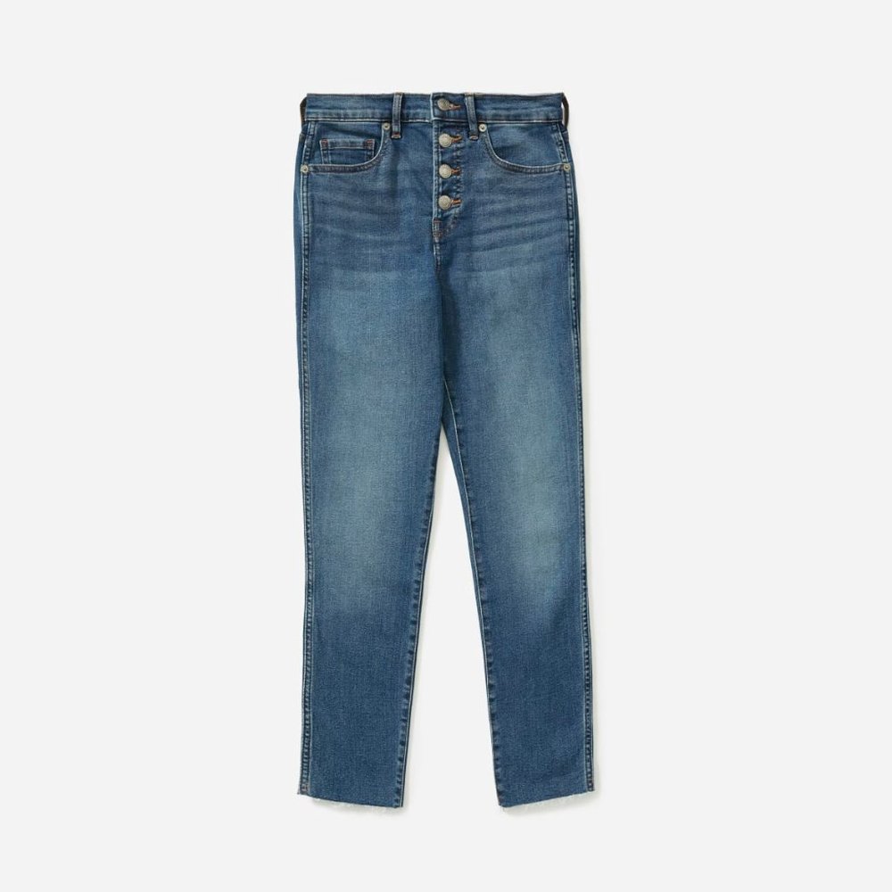 Everlane High-Rise Skinny Button Fly 27